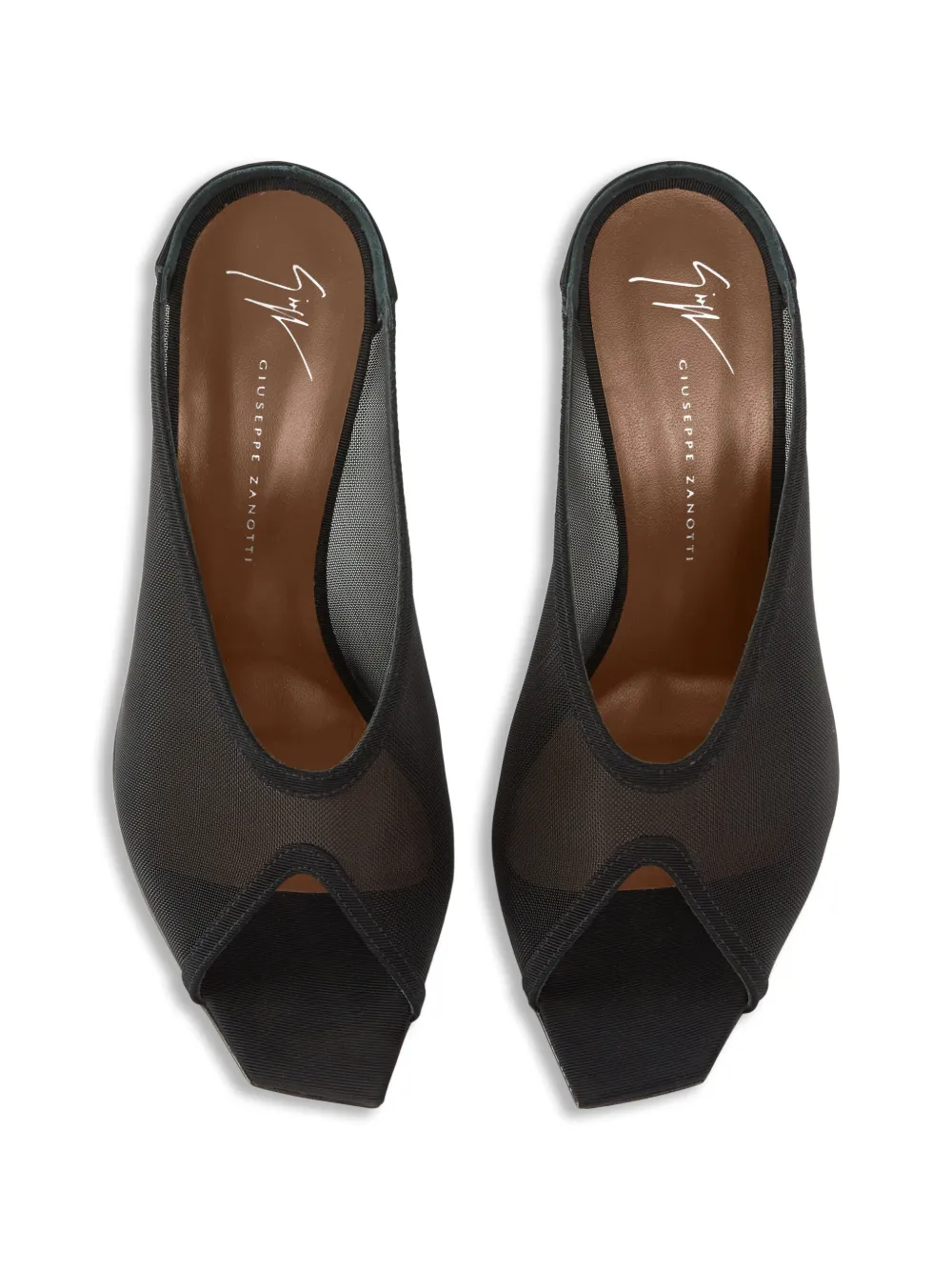 Giuseppe Zanotti Guepiere mules 105 Zwart