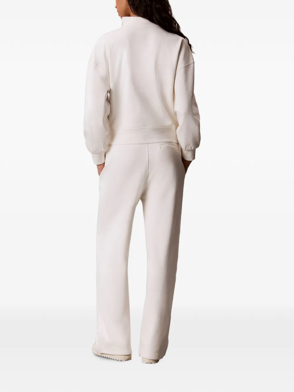 Calvin Klein Trainingsbroek met geborduurd logo en trekkoordtaille Wit