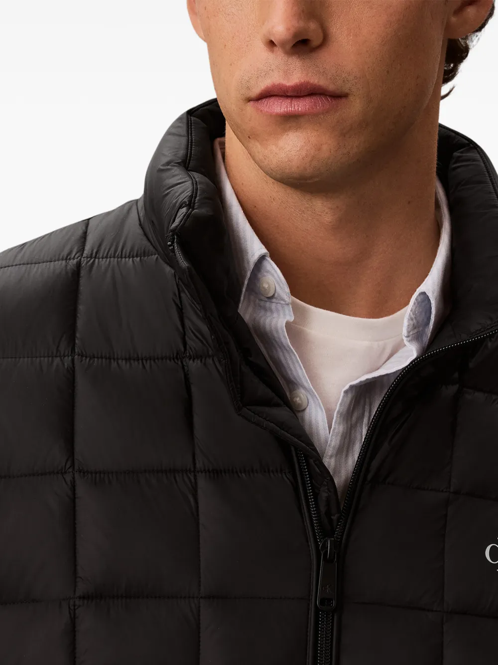 Calvin Klein Bomberjack met logoprint Bruin