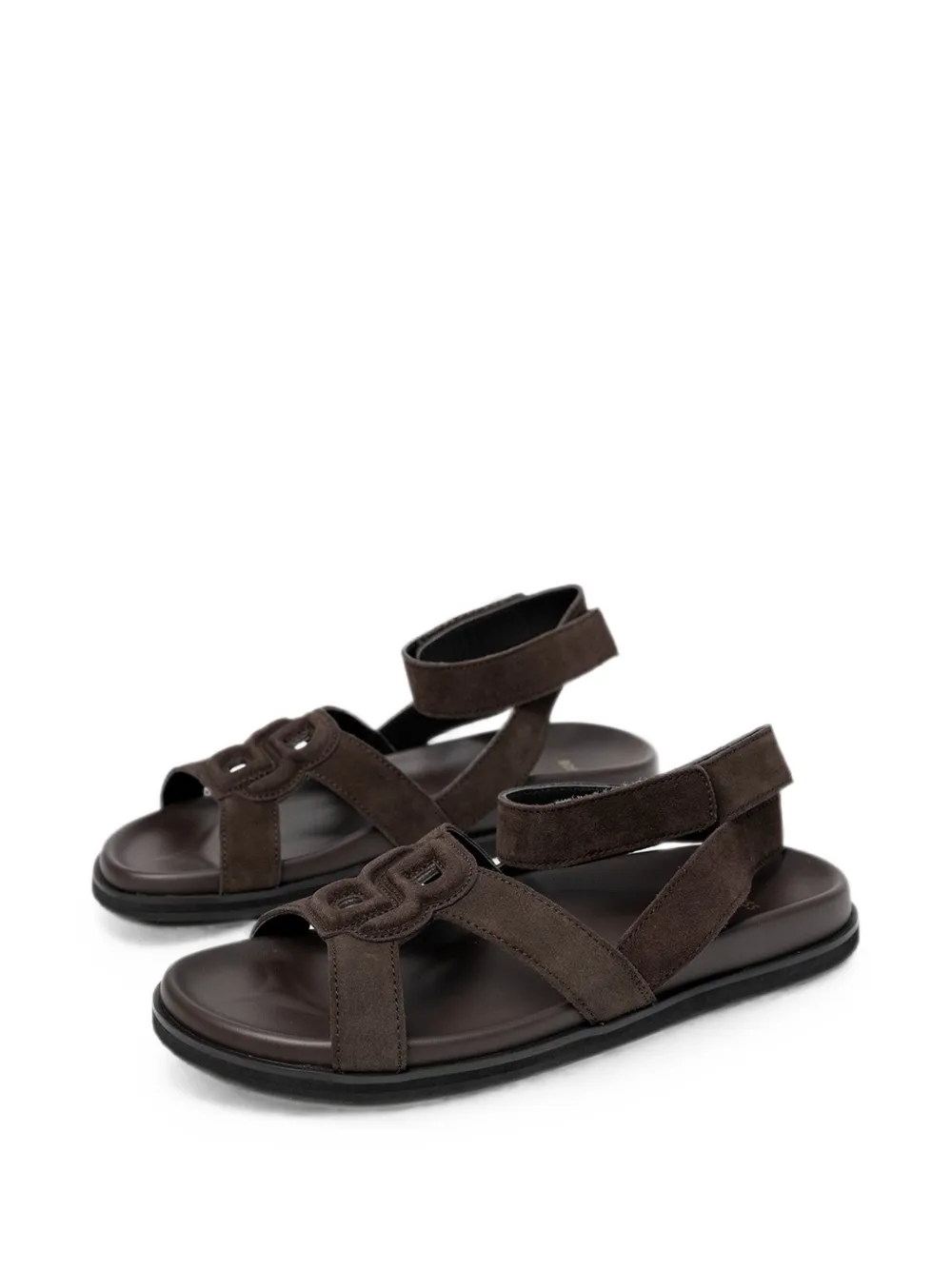 BOSS logo-patch touch-strap sandals Bruin