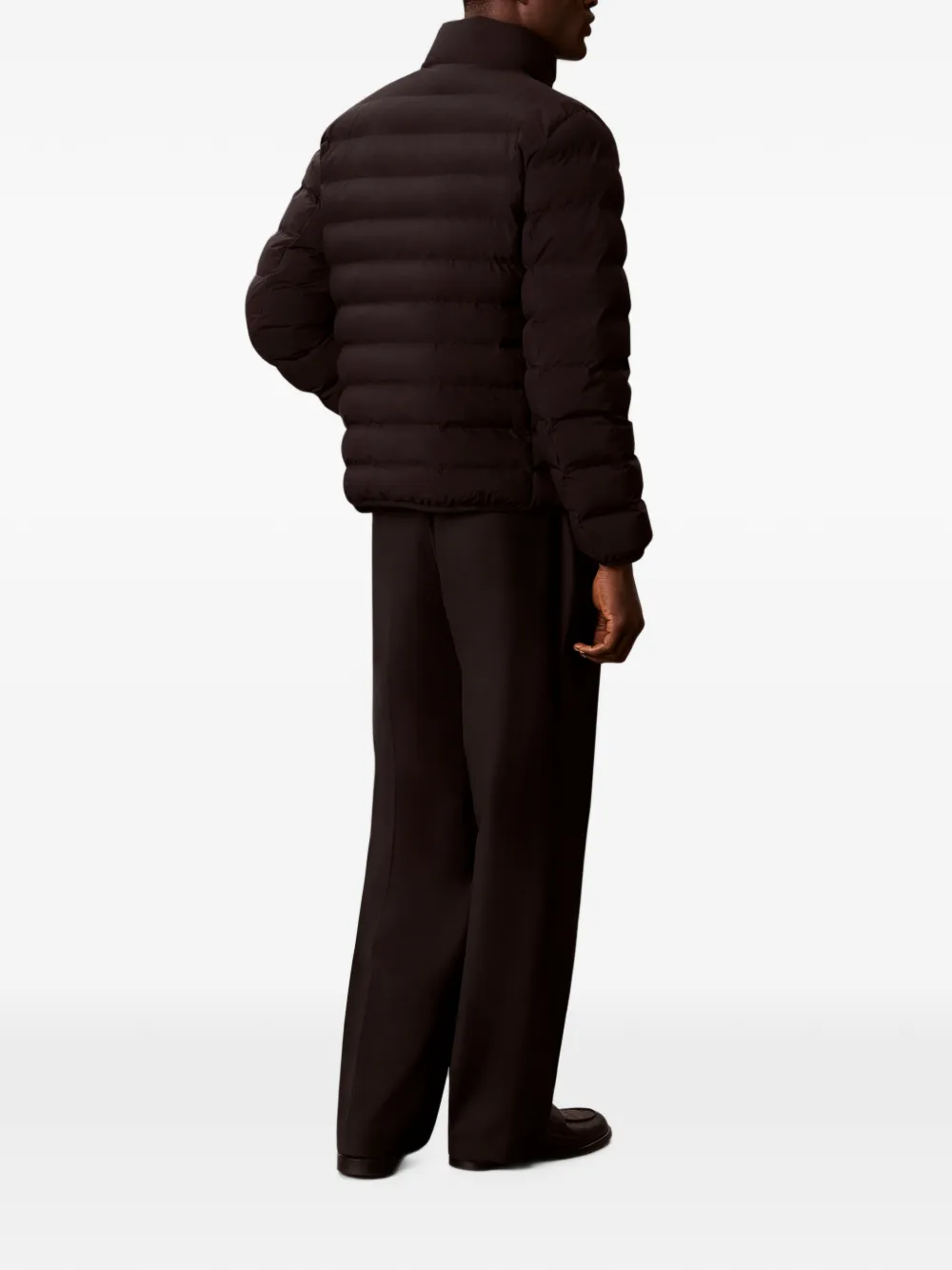 Calvin Klein Bomberjack met logoprint Bruin