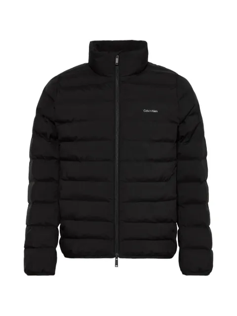 Calvin Klein quilted logo-print jacket