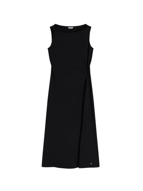 Tommy Hilfiger vestido midi sin mangas con detalle retorcido