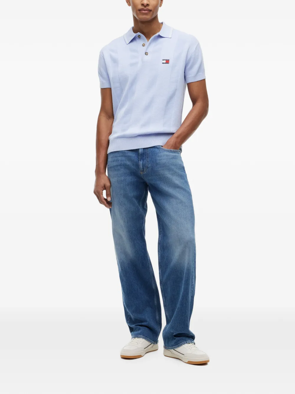 Tommy Hilfiger Poloshirt met logopatch Blauw