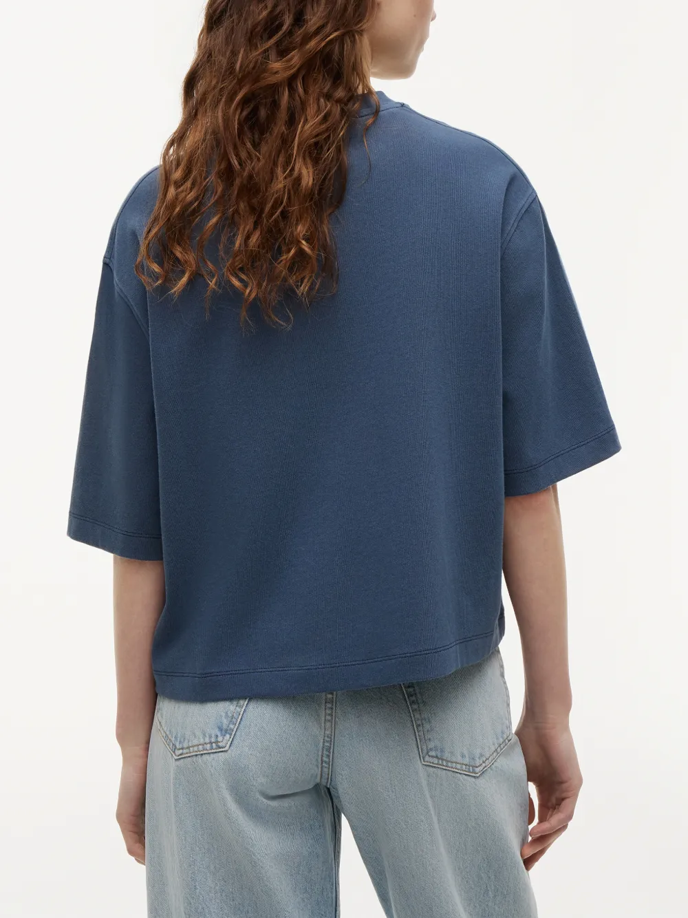 Tommy Hilfiger T-shirt met geborduurd logo Blauw