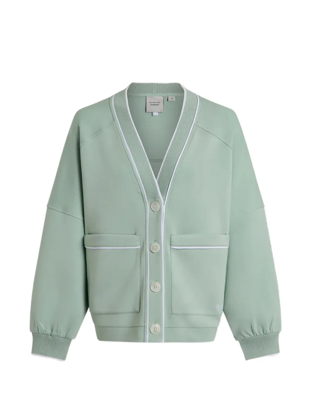 Varley Scottie piped cardigan - Verde