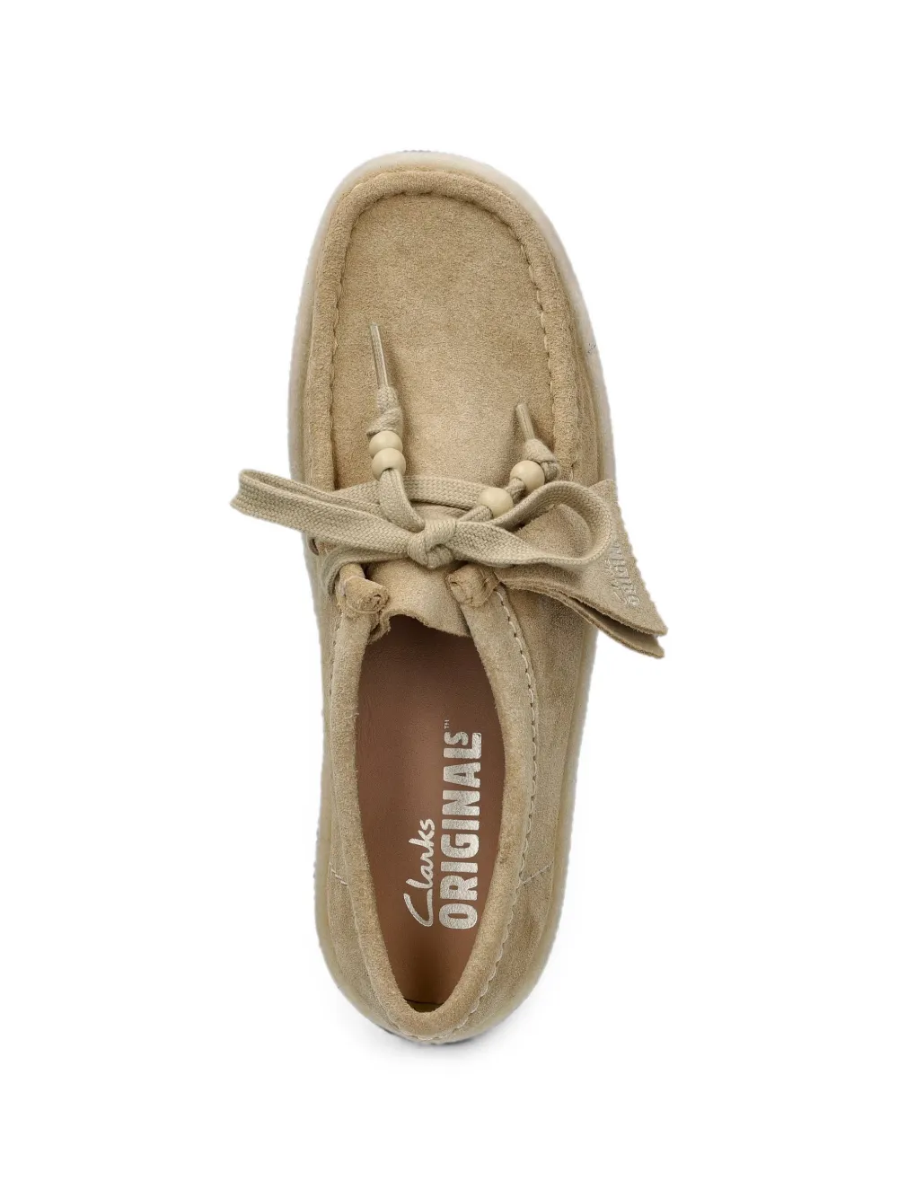 Clarks Originals Wallabee Cup suede loafers Beige