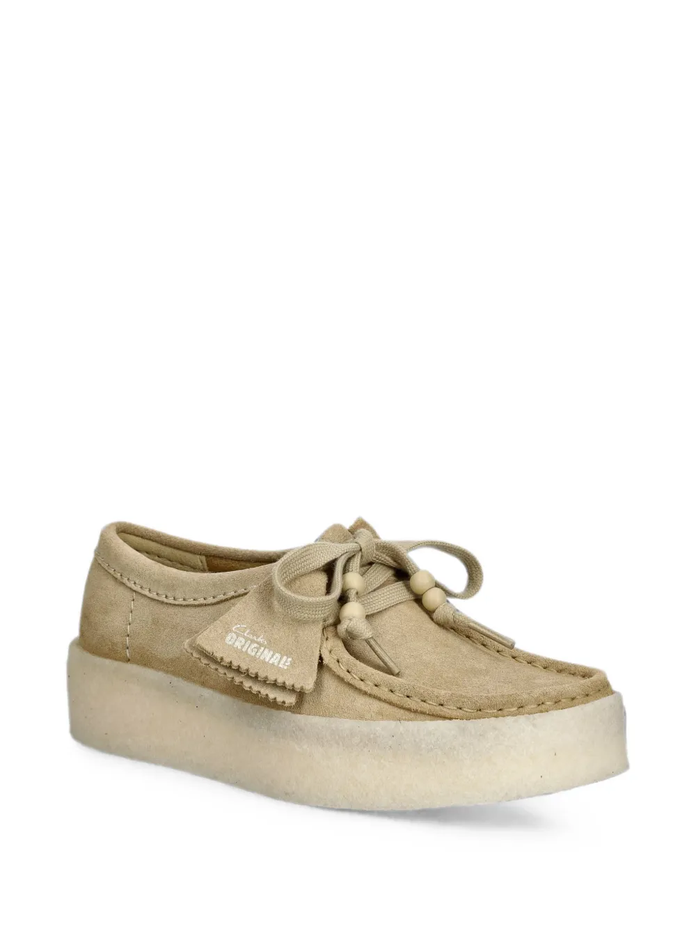 Clarks Originals Wallabee Cup suede loafers Beige