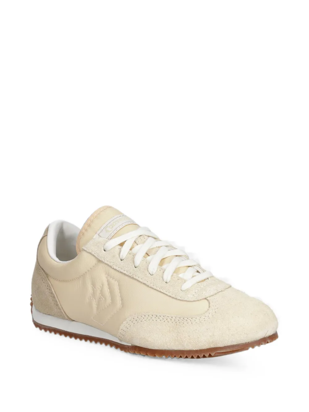Converse Jogger suede-panelled sneakers Beige
