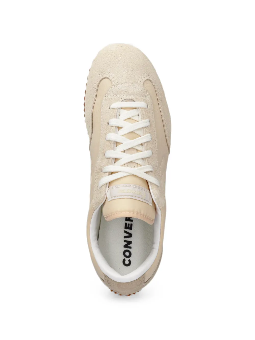 Converse Jogger suede-panelled sneakers Beige