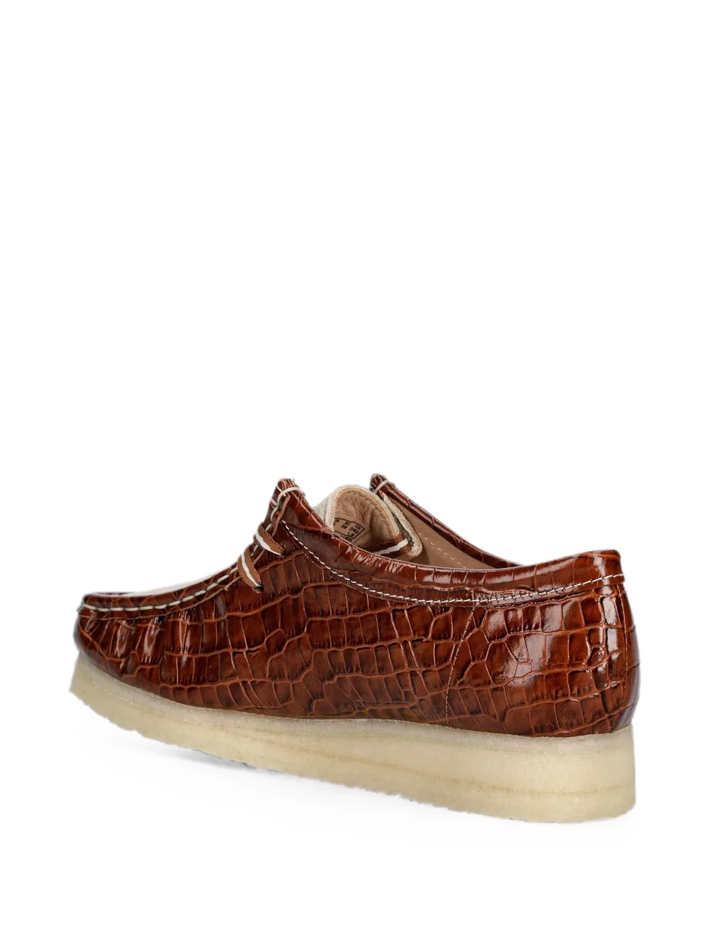 Clarks Originals croc-effect Wallabee loafers Bruin