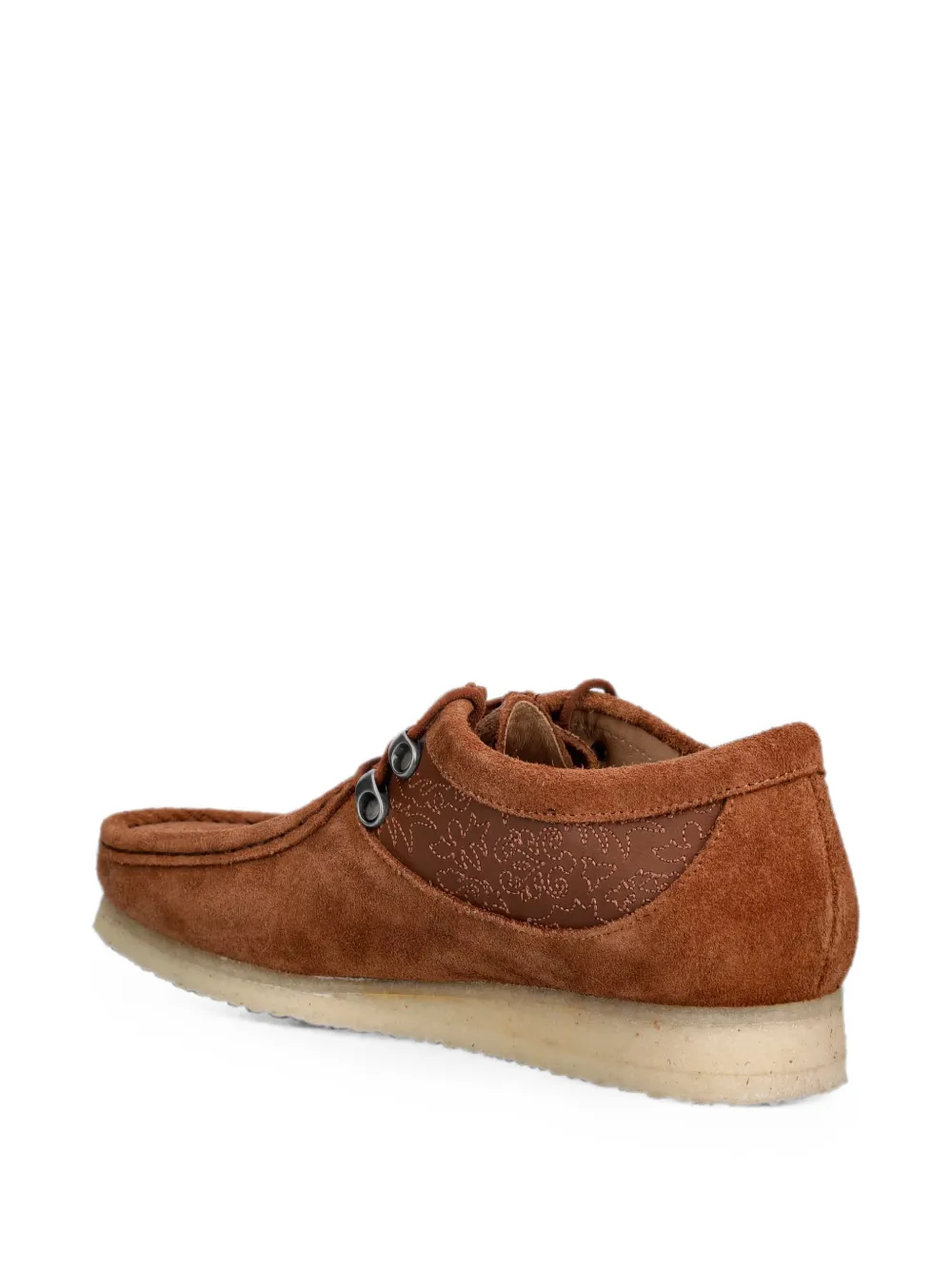 Clarks Originals x Andersson Bell Wallabee embroidered suede loafers Bruin
