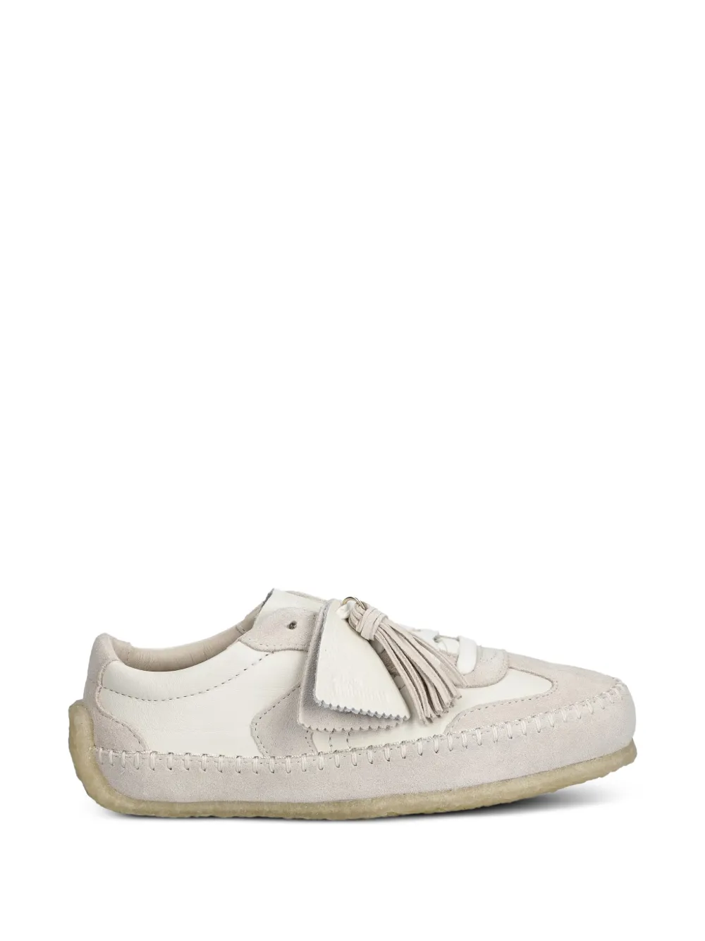 Clarks Originals tassel-detail blanket-stitched sneakers - Toni neutri