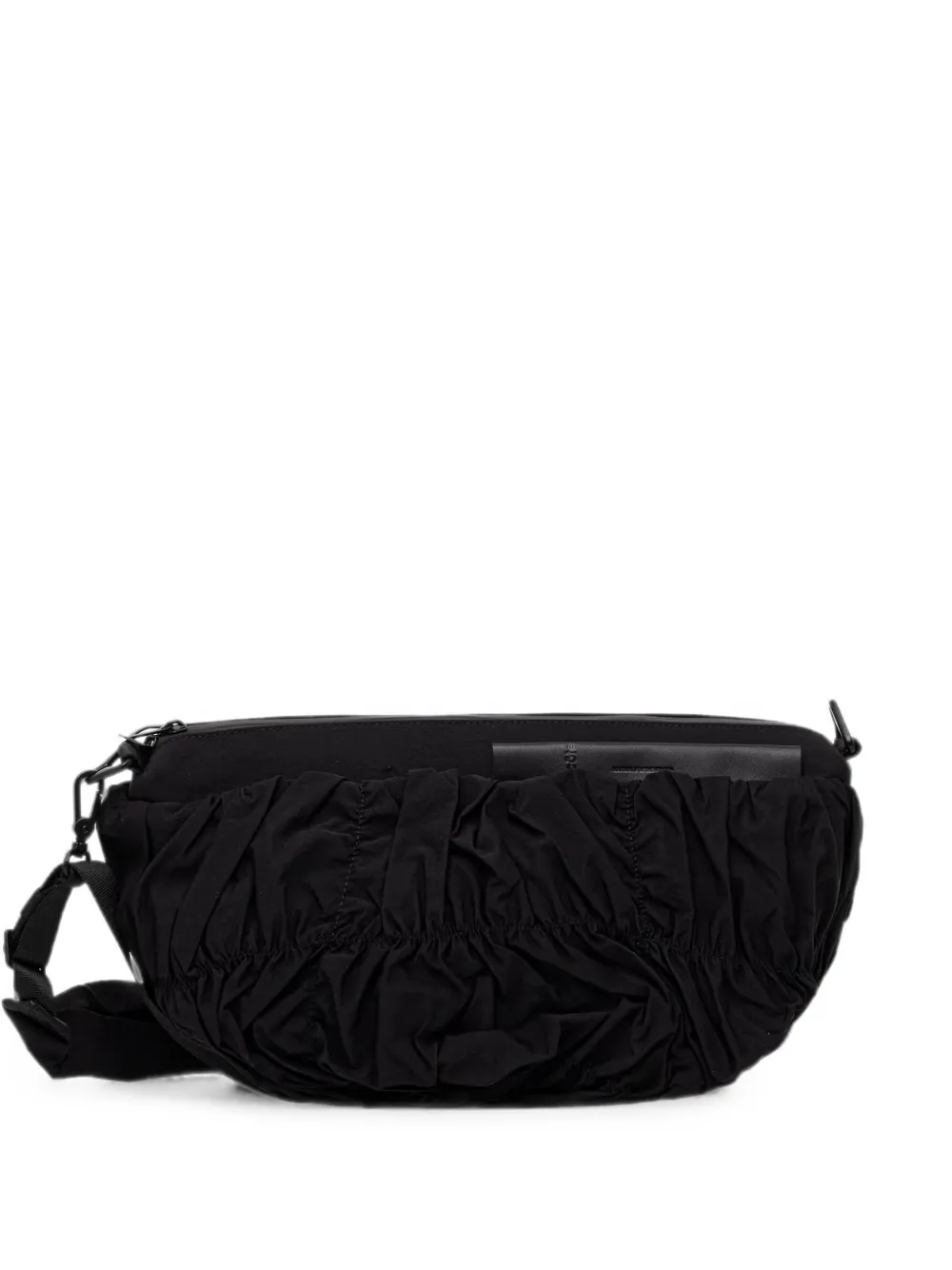 CÔTE & CIEL Orne Otra ruched belt bag - Nero