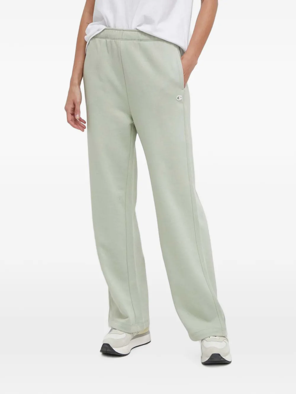 Champion logo-patch track pants - Grün