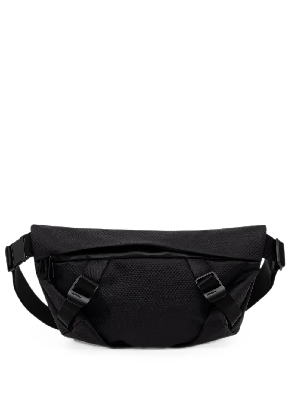 CÔTE & CIEL buckle-fastening diamond-textured belt bag - Nero