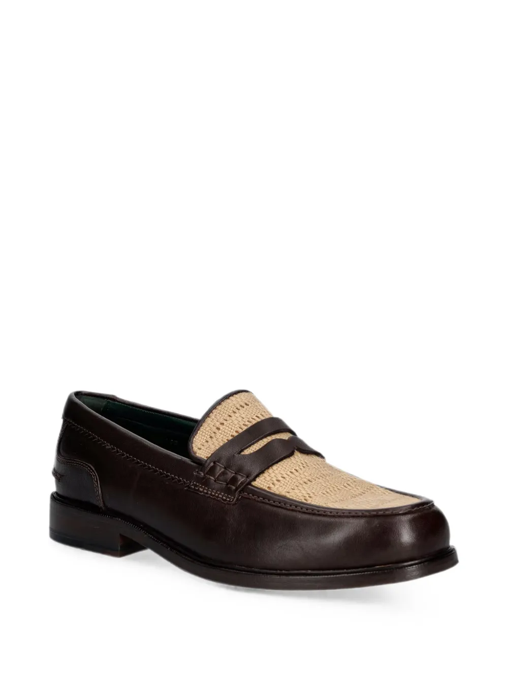 Clarks Originals woven-panel penny loafers Bruin