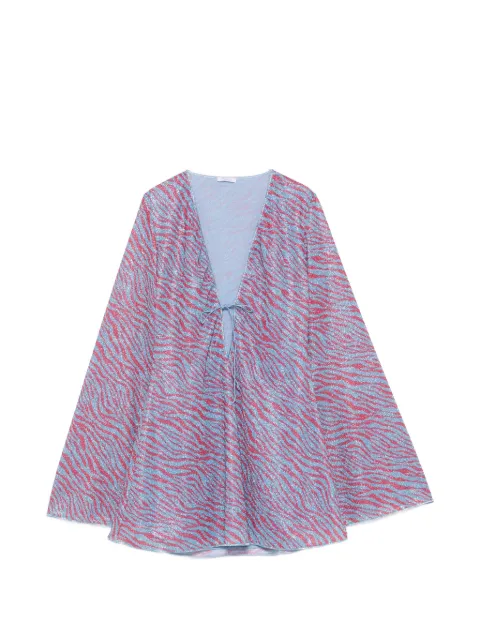 Oséree zebra-print mini dress