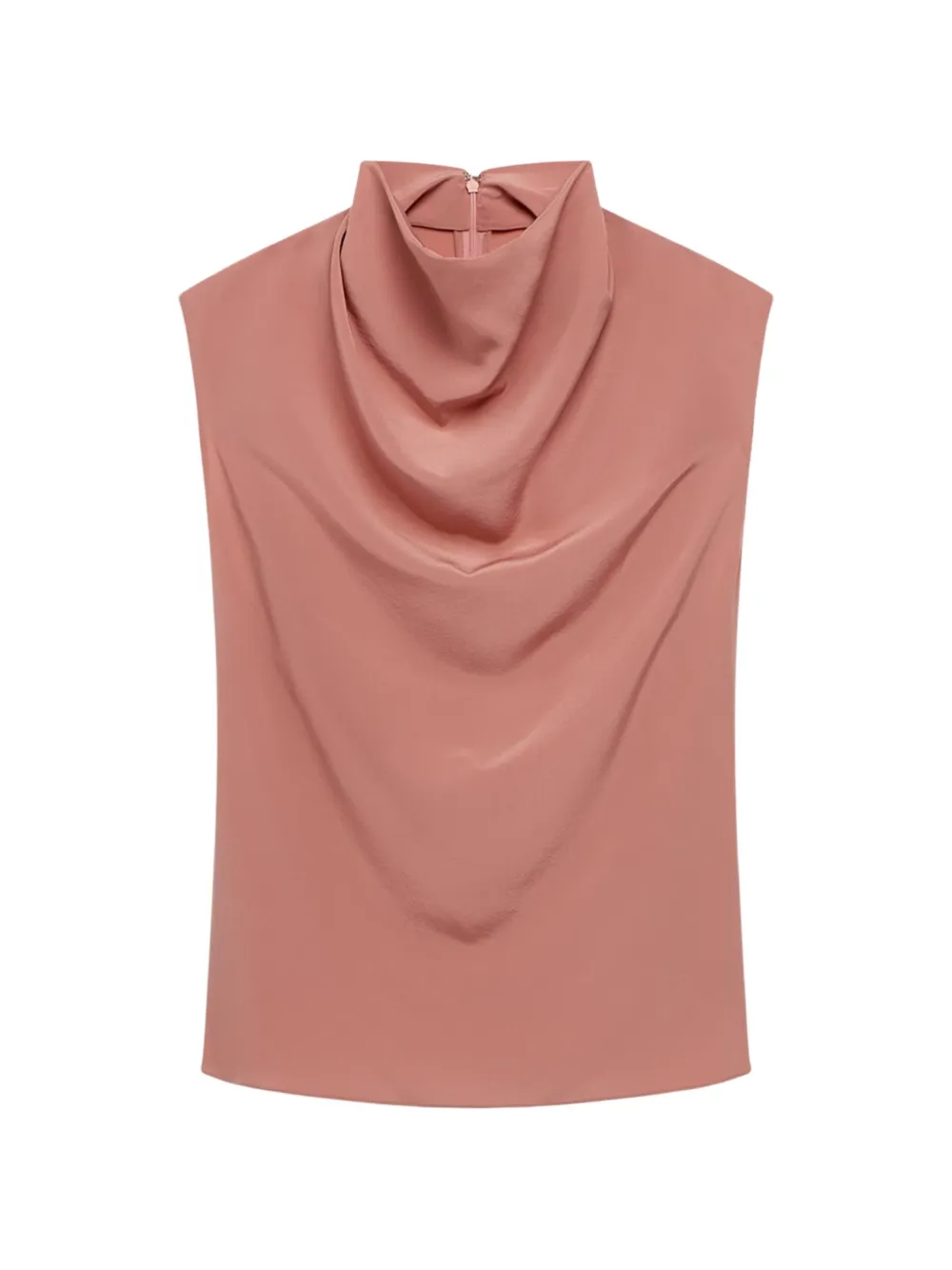 Another Tomorrow Top smanicato - Rosa