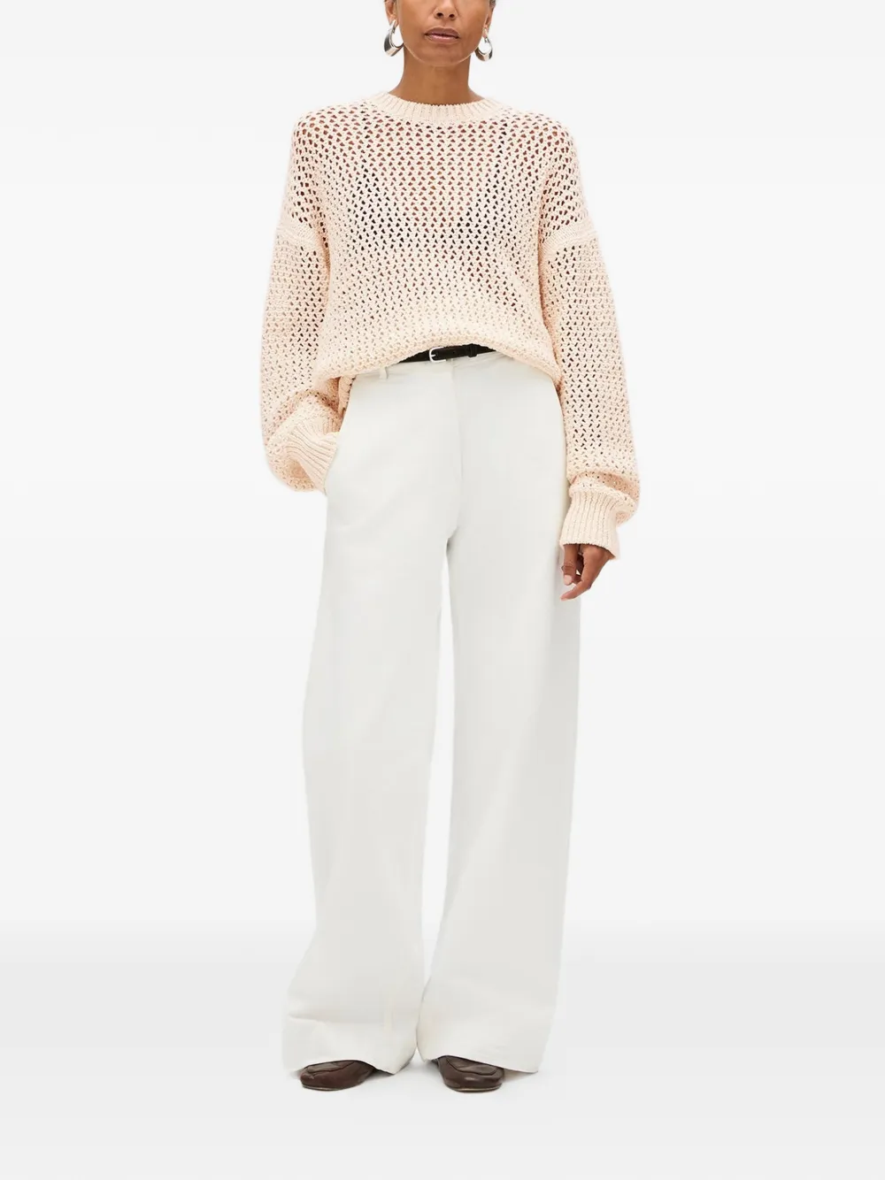  Another Tomorrow Jersey Con Cuello Redondo - Neutro 