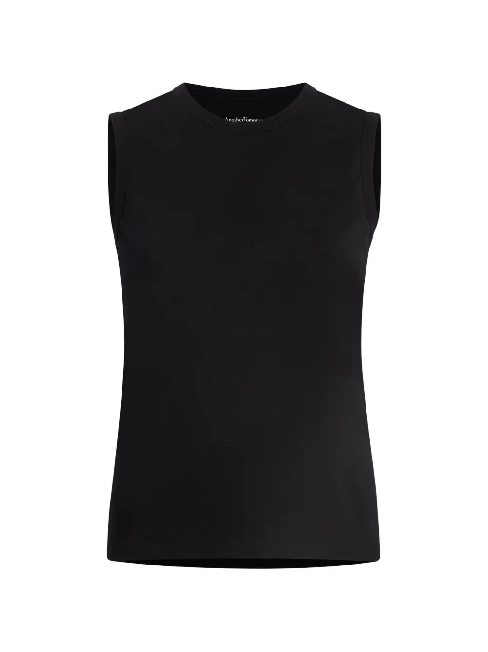 Another Tomorrow sleeveless T-shirt - Nero