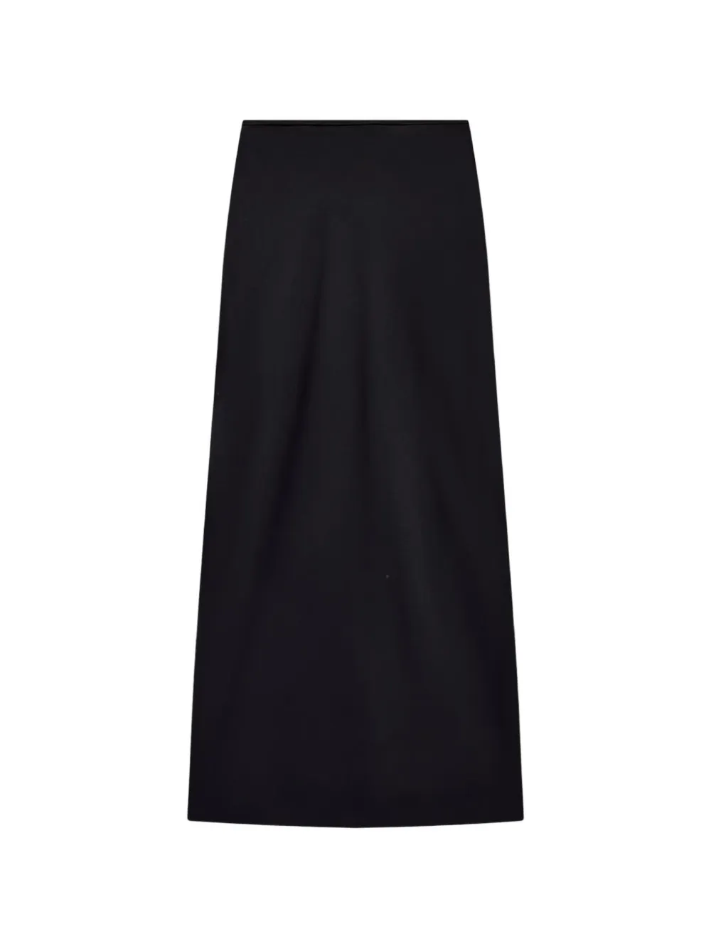Another Tomorrow bias-cut satin skirt - Schwarz