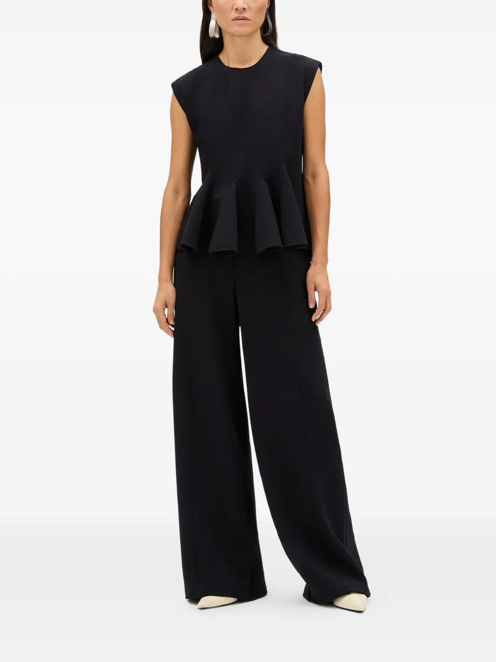  Another Tomorrow Top Con Doble Cara - Negro 