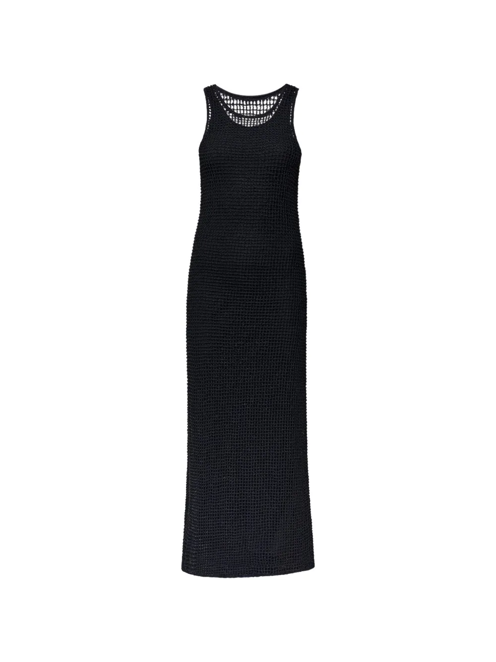 Another Tomorrow bead-embroidered midi dress