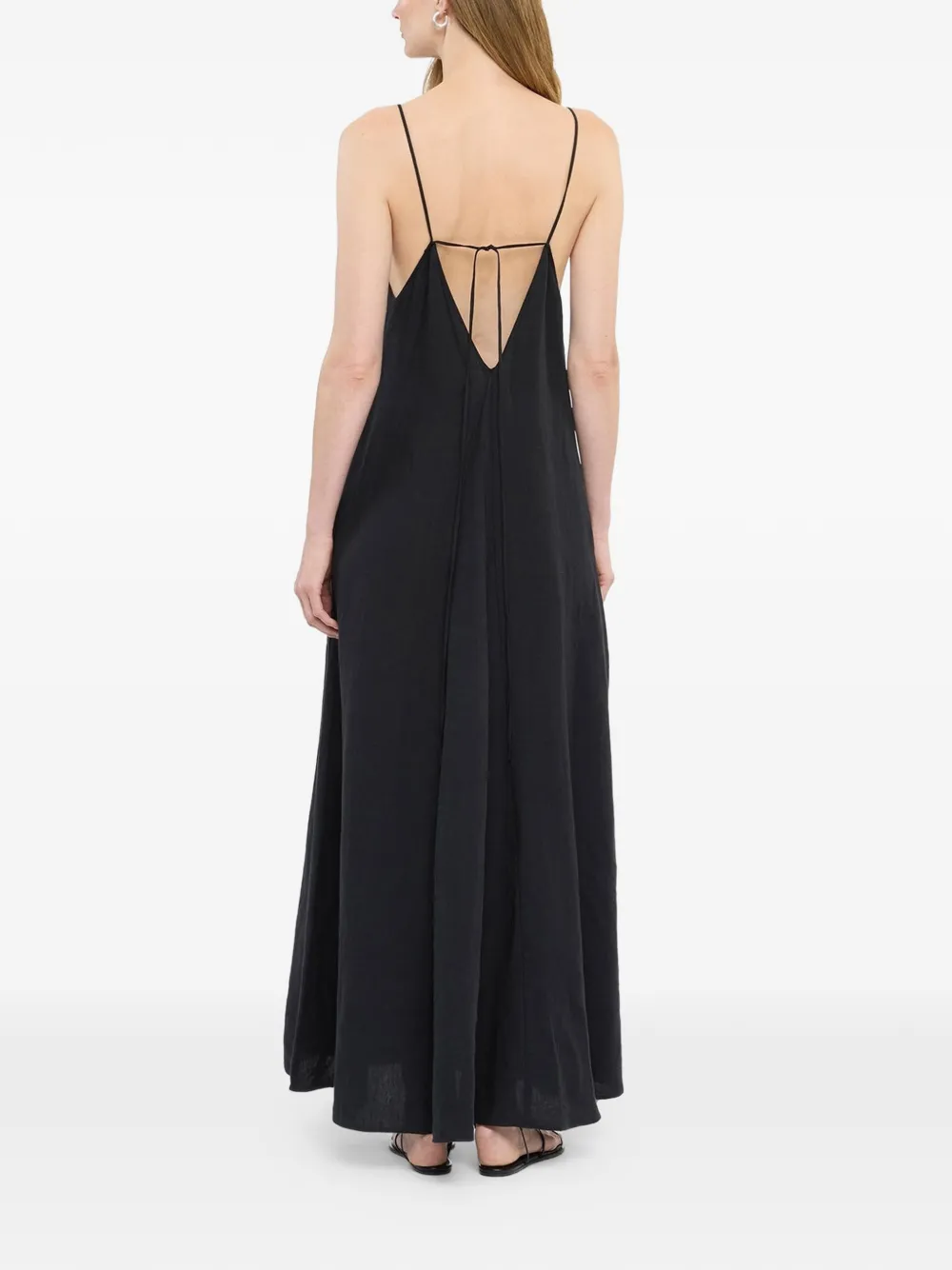 Another Tomorrow Jurk met afwerking Zwart