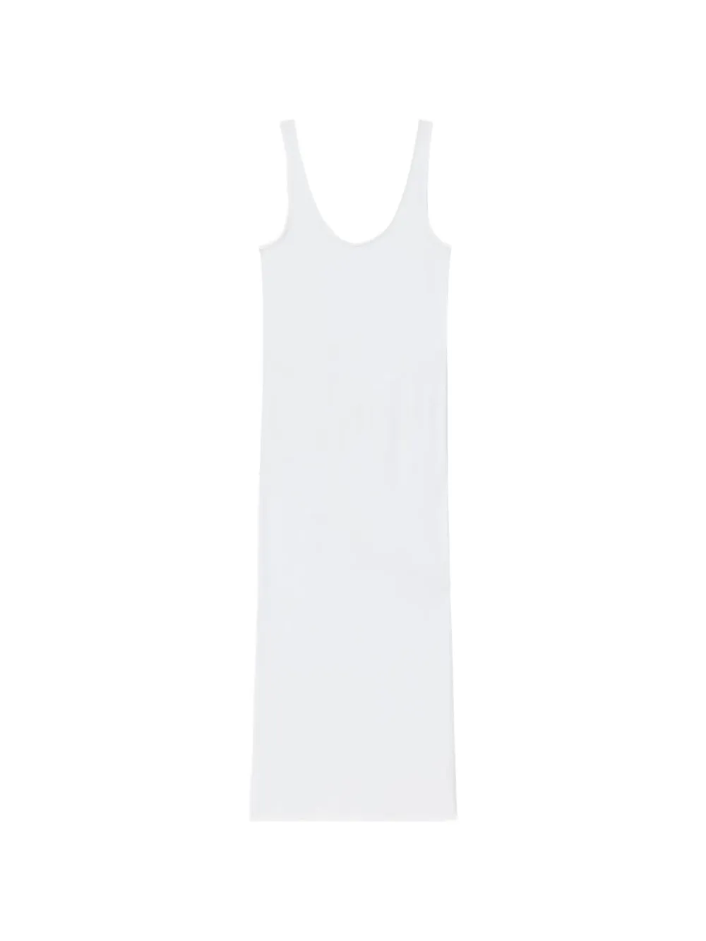 Another Tomorrow asymmetric-seam bias-cut dress - Bianco