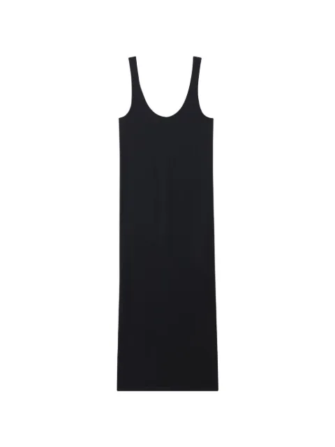 Another Tomorrow asymmetric seam-detail dress