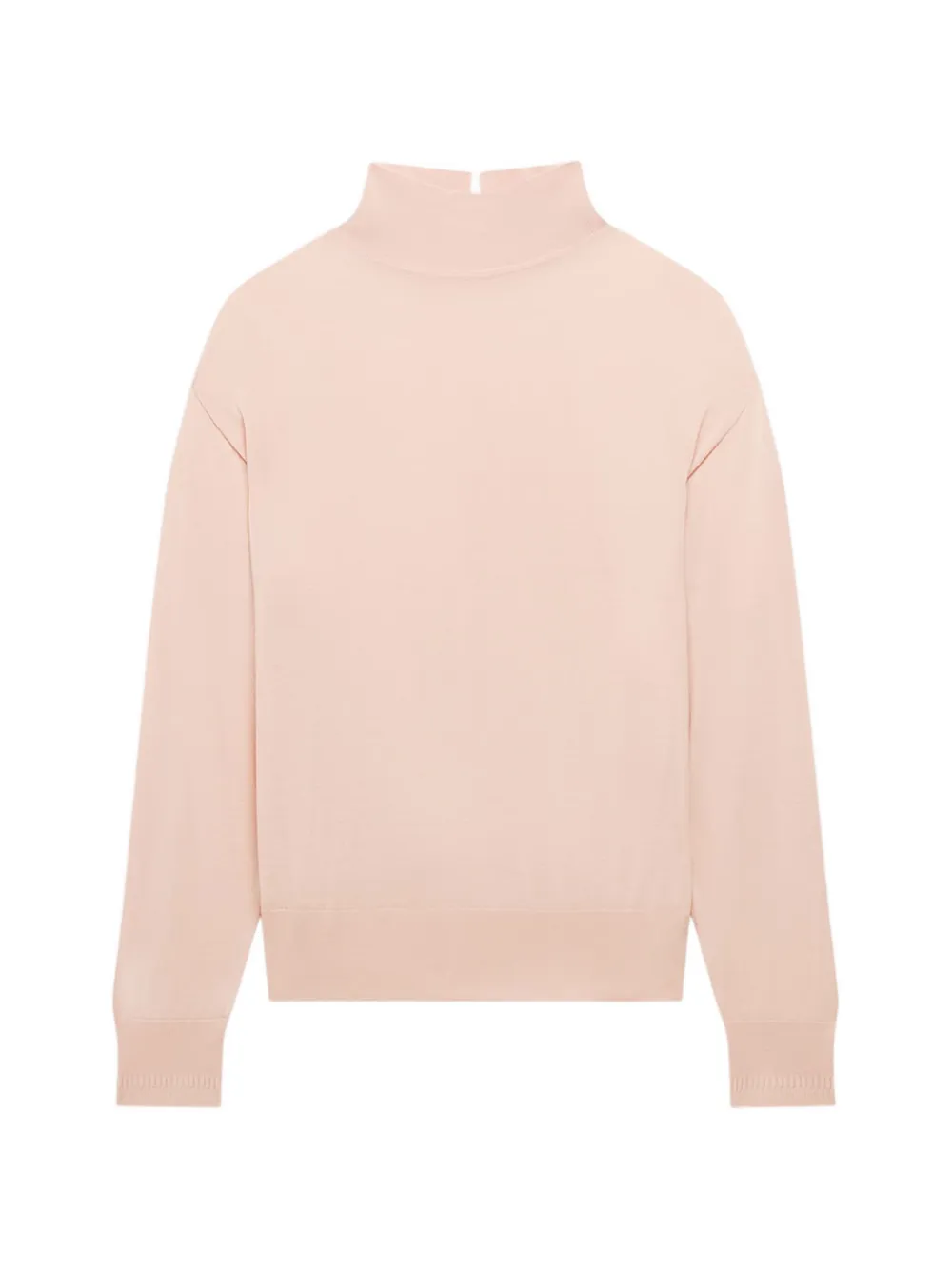 Another Tomorrow featherweight wool sweater - Rosa