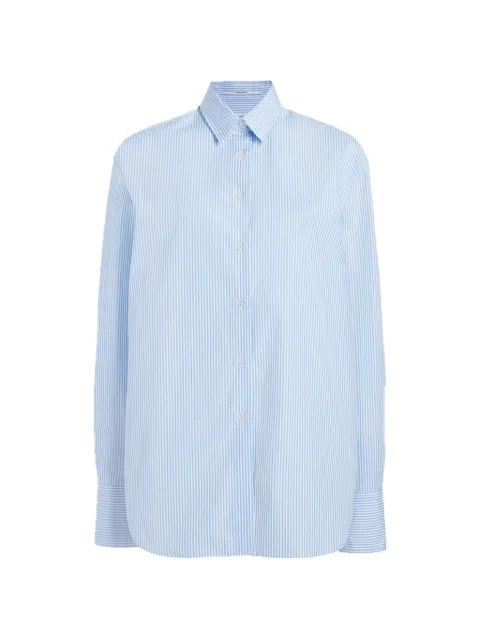 Another Tomorrow camisa oversize a rayas