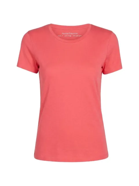 Another Tomorrow fitted cotton T-shirt