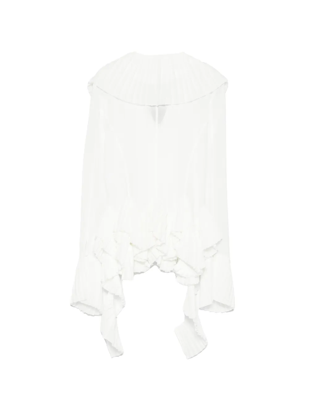  Ych Pleated Blouse - Blanco 