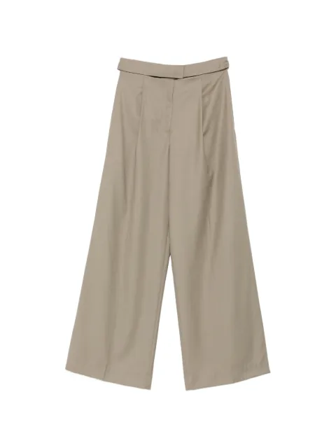 YCH cut-out wide-leg tailored trousers