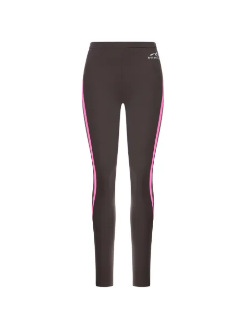 Balenciaga logo-print panelled leggings