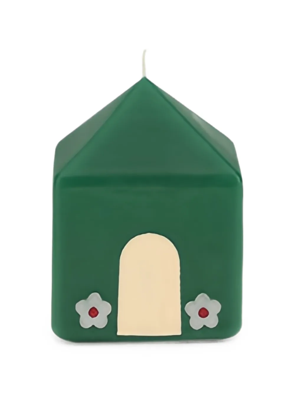 Aliita Casita Flor Candle In Green