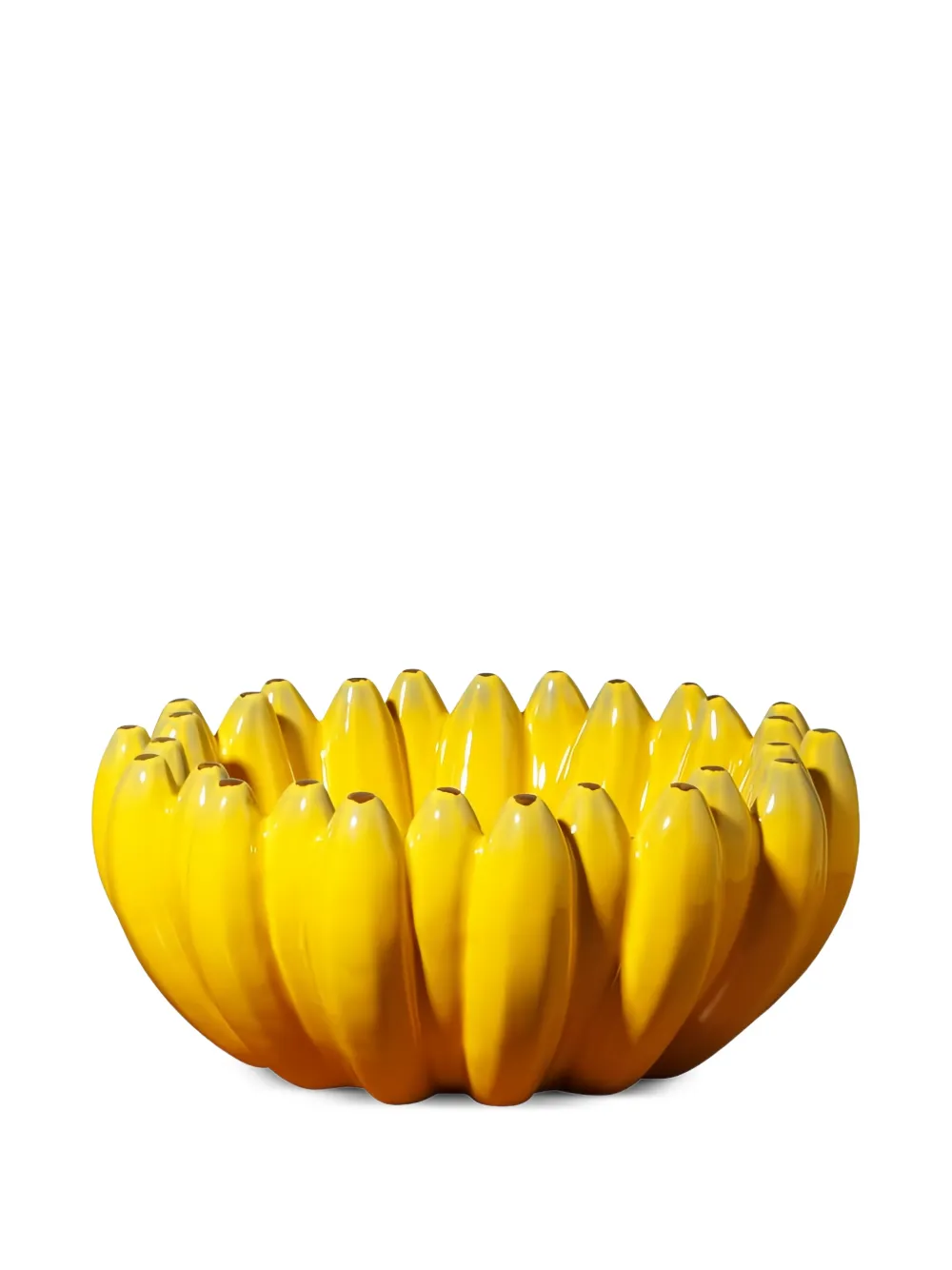 CU I SEEYOU banana-motif decorative bowl - Giallo