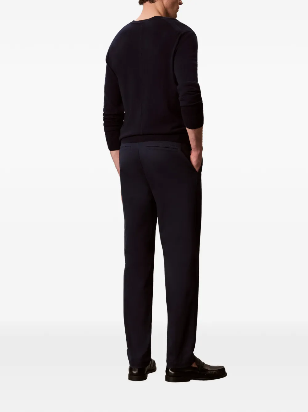 Calvin Klein Straight chino Blauw