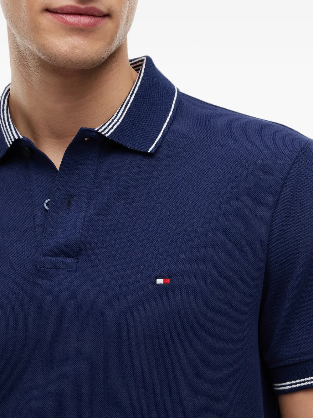 Tommy Hilfiger Poloshirt met korte mouwen Blauw