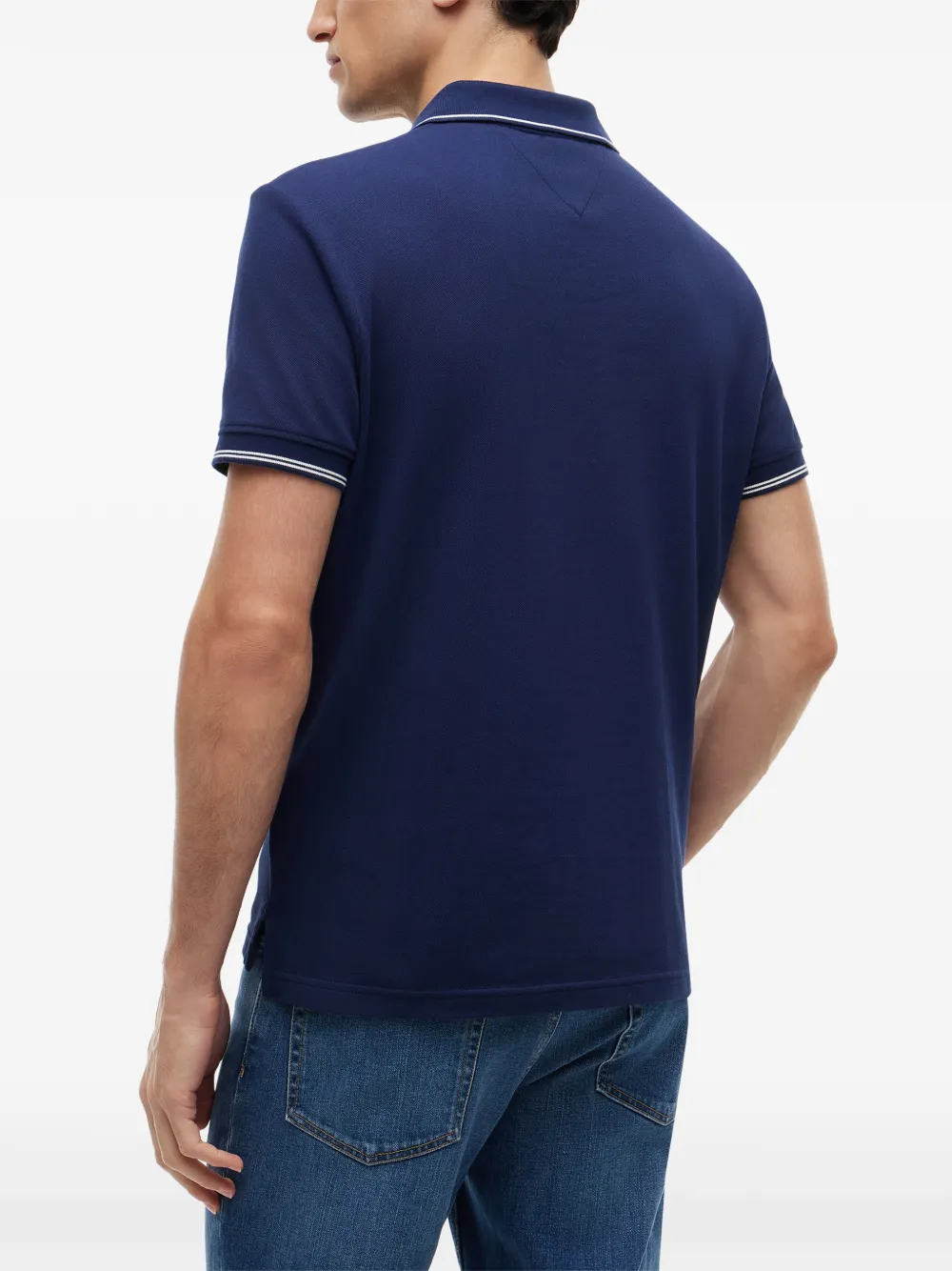 Tommy Hilfiger Poloshirt met korte mouwen Blauw