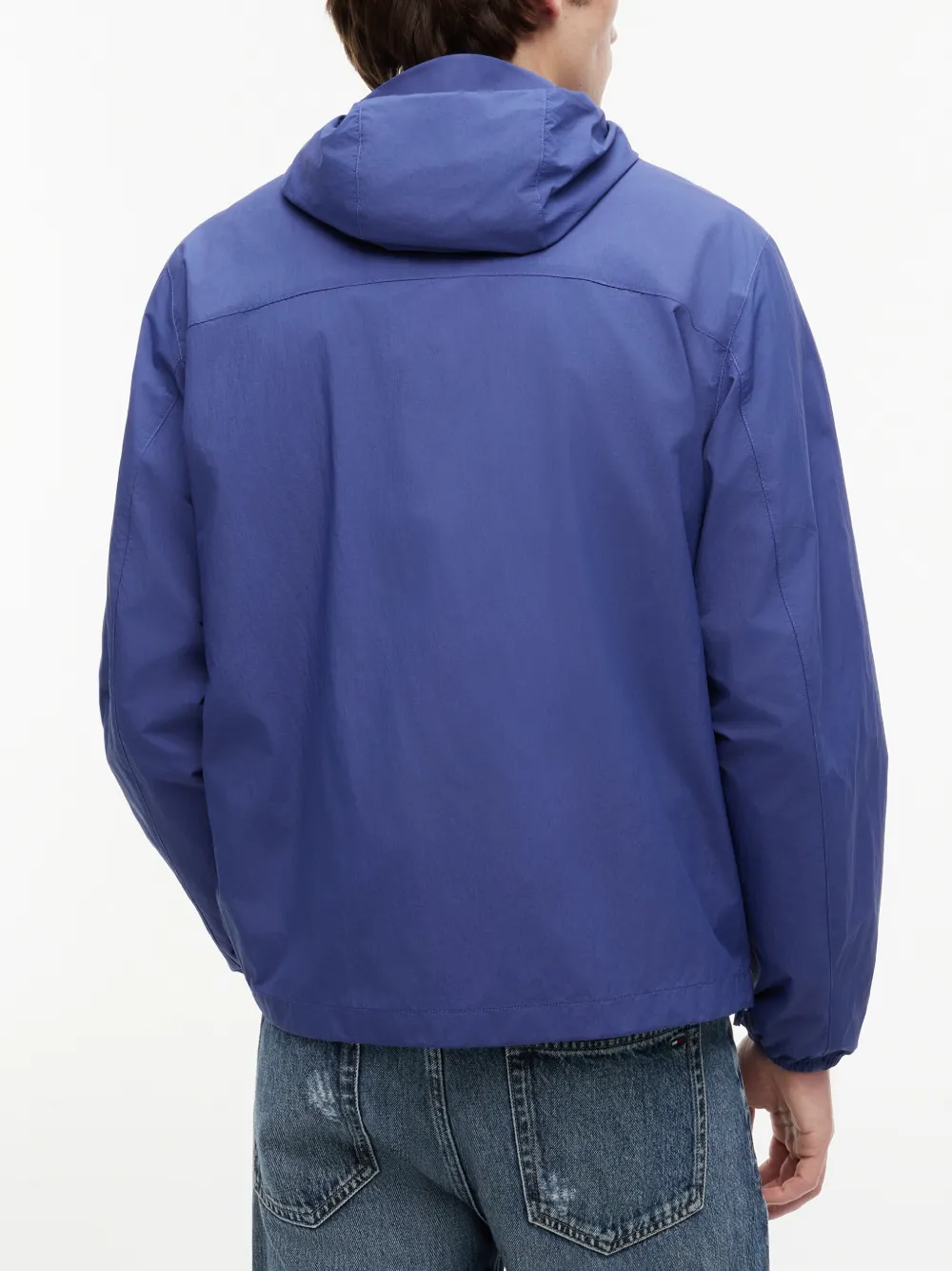 Tommy Hilfiger Jack met capuchon en logopatch Blauw