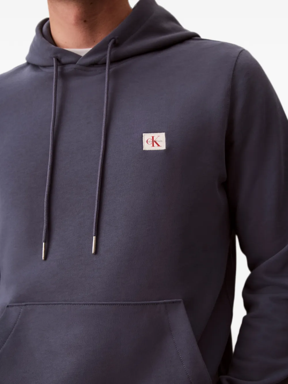 Calvin Klein Hoodie met logopatch Blauw