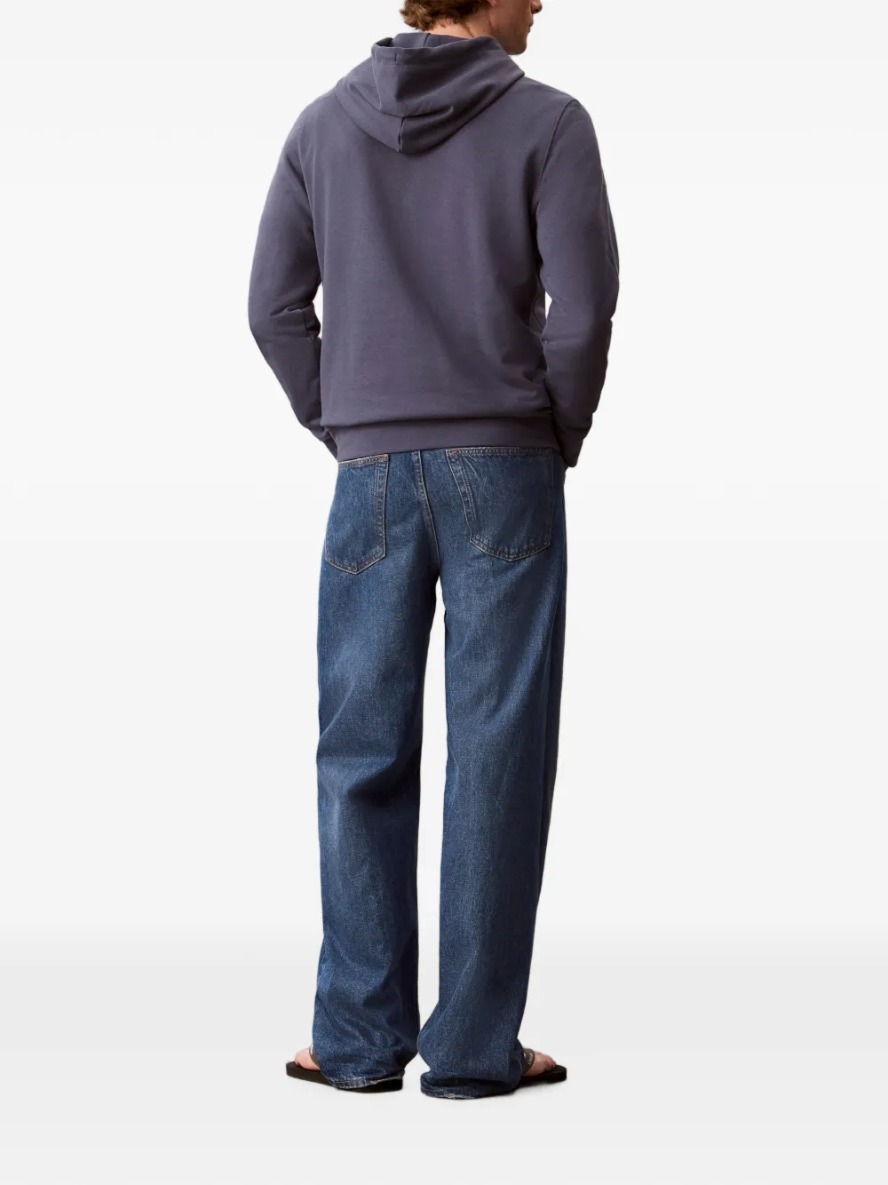 Calvin Klein Hoodie met logopatch Blauw