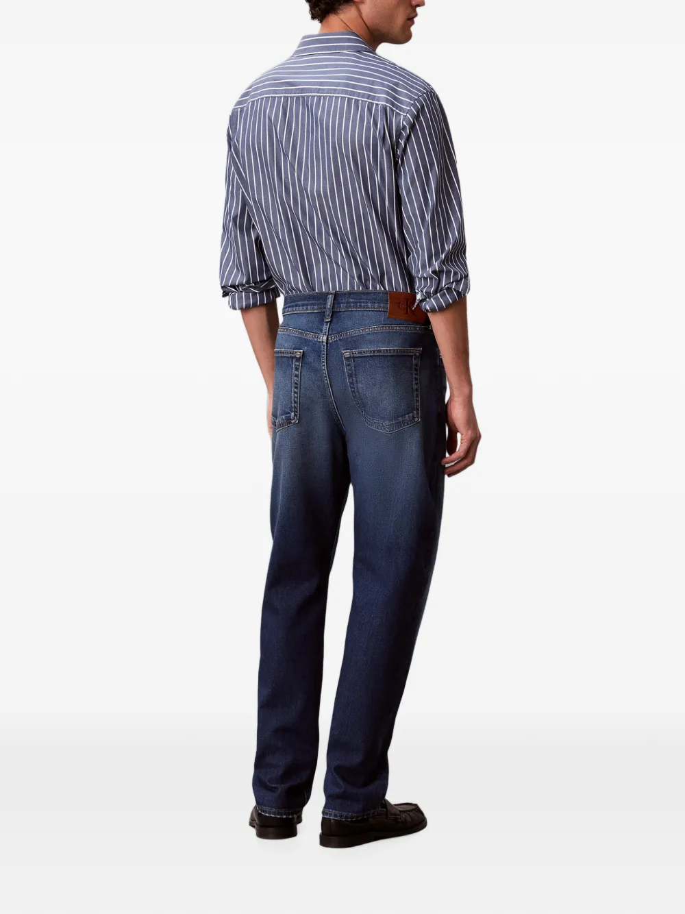Calvin Klein Jeans met vervaagd effect Blauw