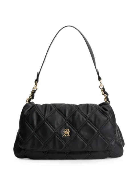 Tommy Hilfiger quilted logo-plaque shoulder bag
