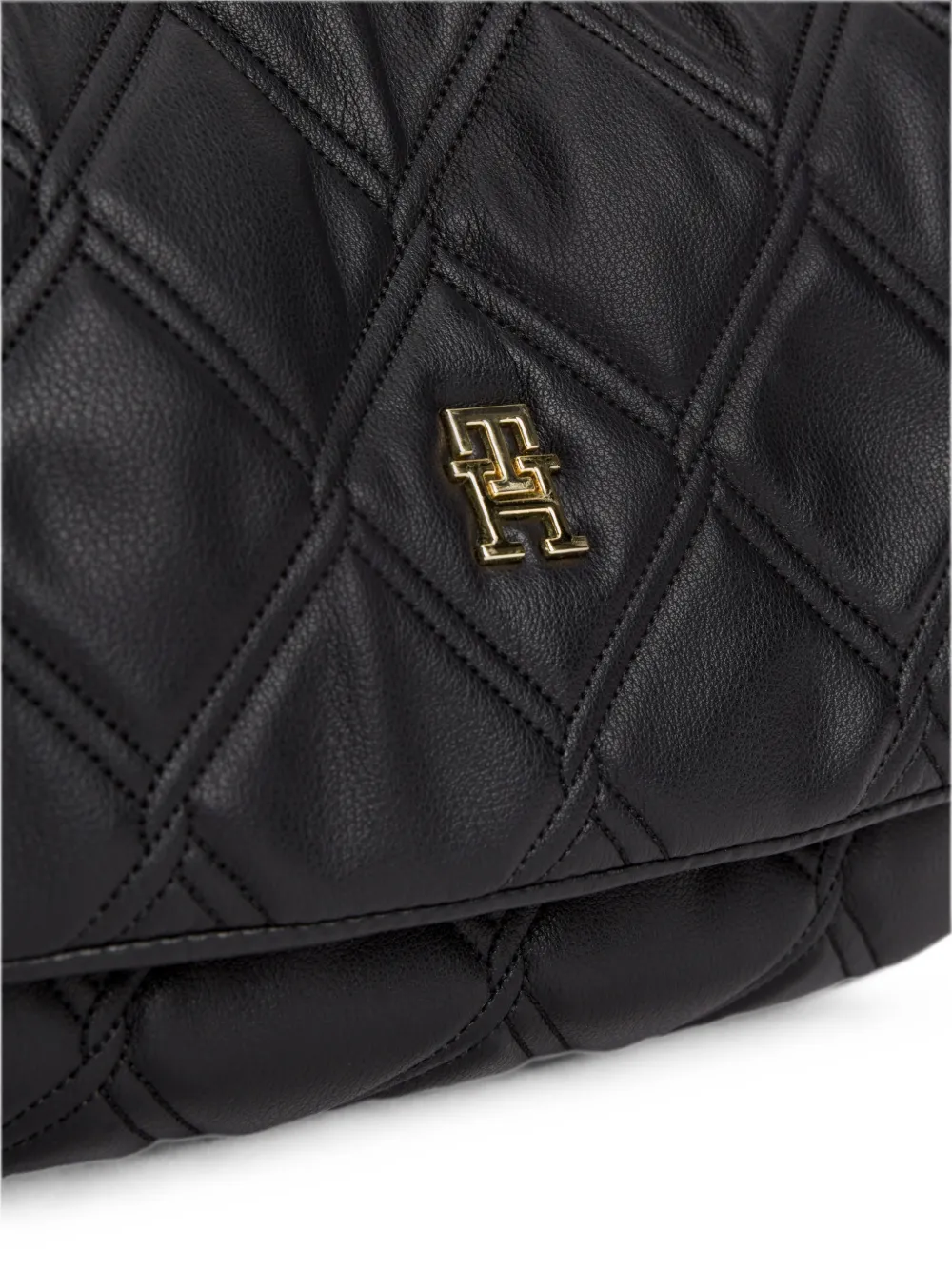 Tommy Hilfiger Schoudertas met logoplakkaat Zwart