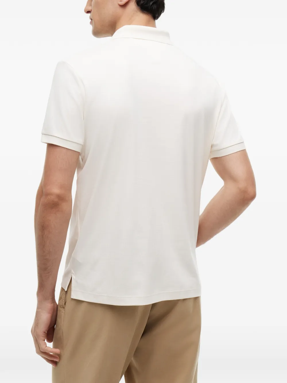 Tommy Hilfiger Poloshirt met geborduurd logo Beige