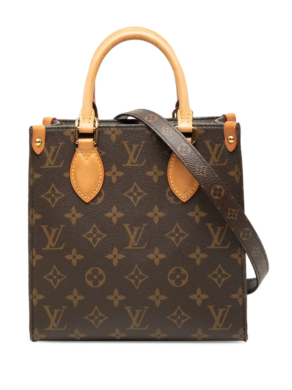 Louis Vuitton Pre-Owned 2021-2026 Sac Plat BB Satchel-Tasche mit Monogramm - Braun